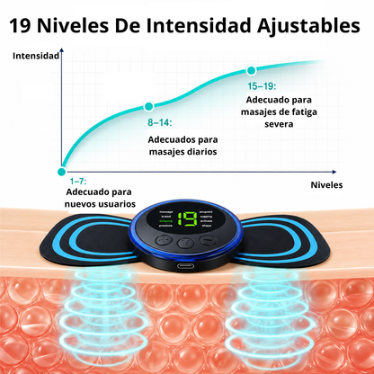 Mini masajeador eléctrico muscular